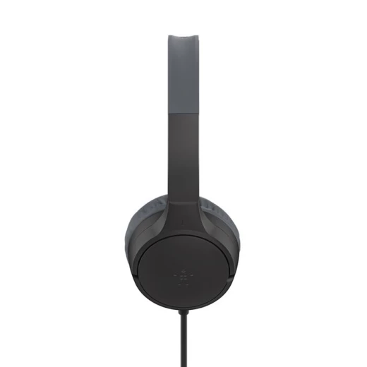 سماعات رأس سلكية للأطفال من بيلكن ساوند فورم ميني أسود مع دونجل USB C - Image 2