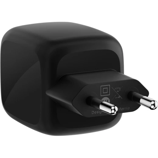 Belkin 67W Dual USB-C PD Wall Charger with PPS, Black, Fast Charging - Image 3