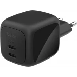 Belkin 67W Dual USB-C PD Wall Charger with PPS, Black, Fast Charging