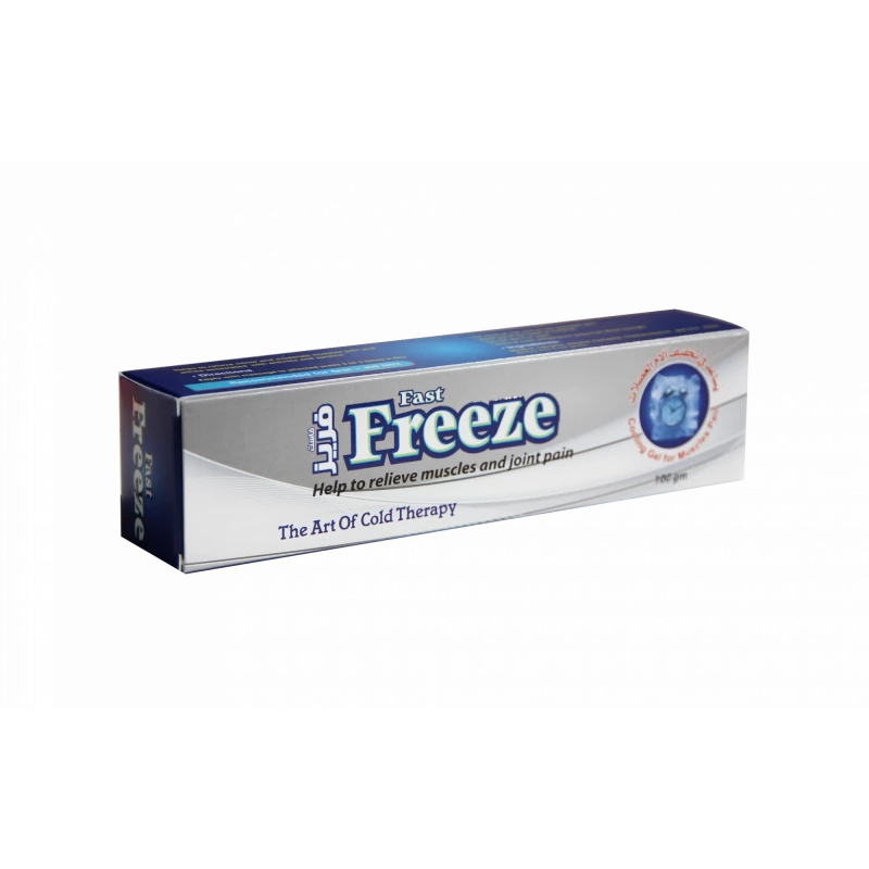 Fast Freeze Gel 100g – Fast Acting Cooling Gel for Pain Relief, Helps Soothe Muscles and Joints, Provides Instant Cold Sensation for Discomfort and Tired Areas, Lightweight Non-Greasy Formula for Daily Use