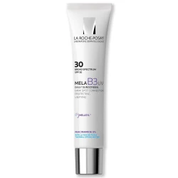 ميلا B3 كريم مصحح للبقع الداكنة مع SPF30 بحجم 40 مل – كريم تفتيح وحماية يساعد على تقليل البقع الداكنة وتوحيد لون البشرة، بتركيبة خفيفة مرطبة تمنح البشرة نعومة وإشراقة