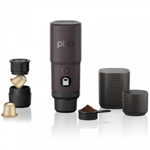 WACACO Pixapresso Portable Espresso Maker, Dark Burgundy, Electric & Compact - WACACO - Image 2