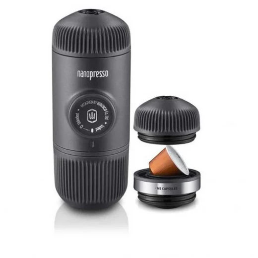 Wacaco Nanopresso Portable Espresso Maker Black with Protective Case, Manual Coffee Machine - WACACO - Image 2
