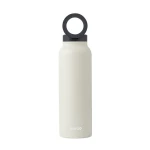 RINGO Water Bottle 32 Oz with MagSafe Screw Lid and Booster Ring Ivory - Ringo