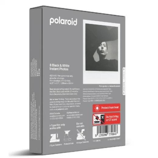 Polaroid Black and White i Type Instant Film 8 Photos, Classic Photography, for I Type Cameras - Polaroid - Image 2