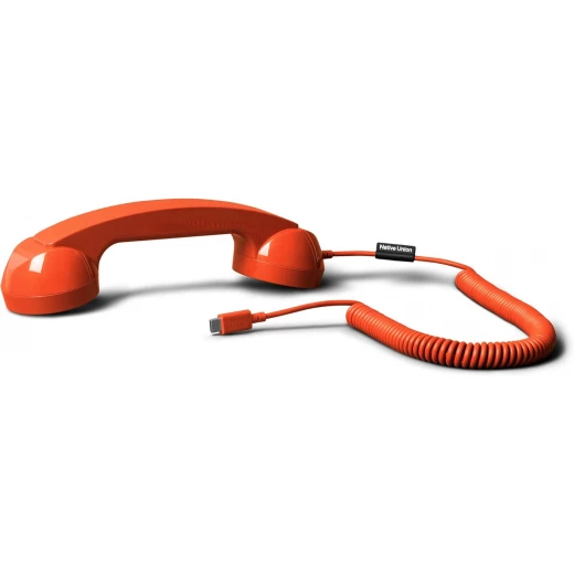 Native Union Pop Phone Retro Handset with USB C Charging and Modern Design, Black Color, Offers Enhanced Audio Quality and Comfortable Grip, Compatible with Multiple Devices Native Union Pop Phone Retro Handset with USB C Charging and Modern Design, Black Color, Offers Enhanced Audio Quality and Comfortable Grip, Compatible with Multiple Devices