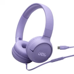 سماعات أذن JBL Tune 520C سلكية بمنفذ USB-C على الأذن لون أسود توفر صوت جهير غني تصميم خفيف الوزن ملاءمة مريحة مثالية للاستماع إلى الموسيقى والمكالمات ضمان لمدة 1 سنة متضمنة
