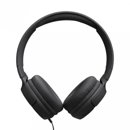 سماعات أذن JBL Tune 520C سلكية بمنفذ USB-C تصميم فوق الأذن مشغلات 40 ملم ملاءمة مريحة اللون الأسود مثالية للموسيقى والمكالمات - Image 5
