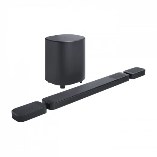 نظام مكبرات الصوت JBL Bar 1000MK2 الغامر مع مكبرات صوت محيطية قابلة للفصل وتقنية MultiBeam، صوت 7.1.4 قناة، لون أسود، مثالي لأجهزة التلفزيون الكبيرة - جي بي ال - Image 7