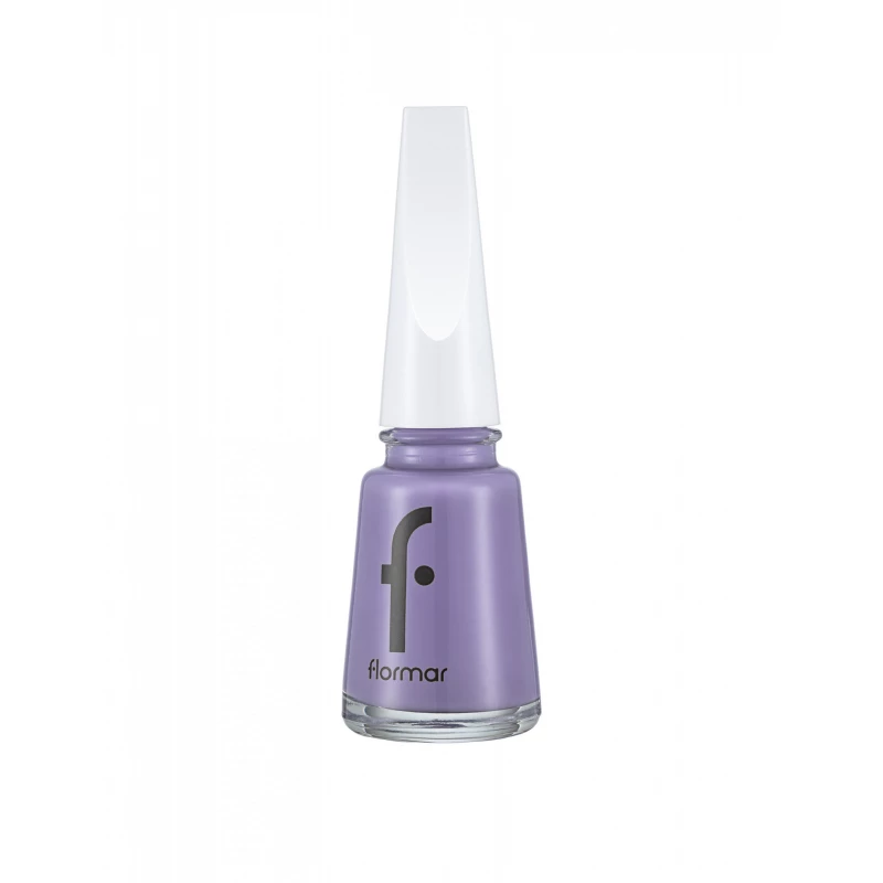Flormar Nail Enamel 494 Ash Blue: Long Lasting, Chip Resistant, High Shine Nail Polish 11 ML Bottle for Beautiful Manicures and Pedicures - Flormar