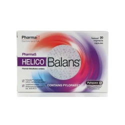 Pharma S Helico Balans 20 Capsules Probiotic Supplement for Digestive Health