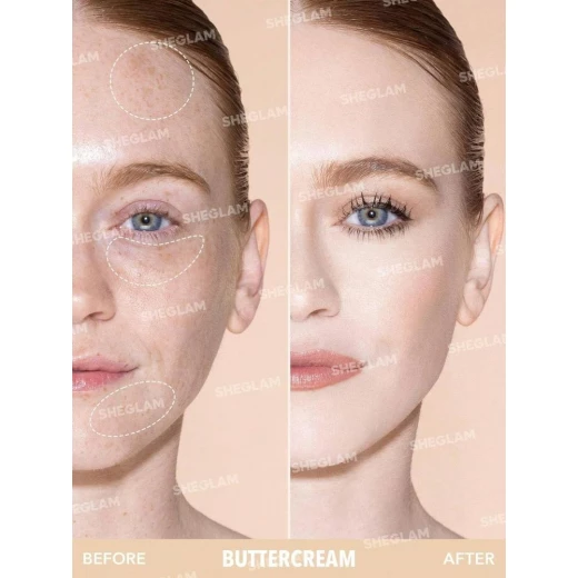 كونسيلر شجلام بوست لتعزيز البشرة بلون بتر كريم، تغطية خفيفة للوجه وتحت العينين - شيغلام - Image 7