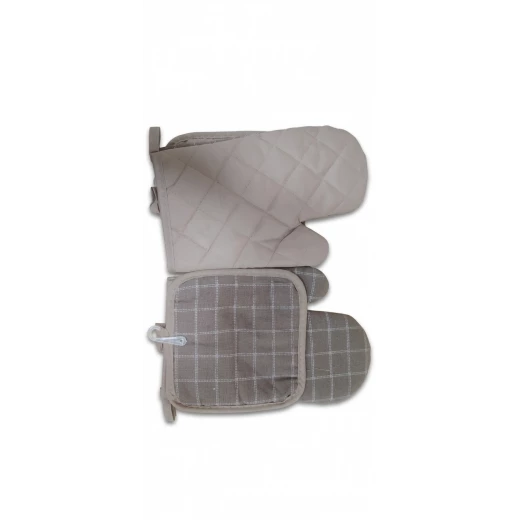 Custom Oven Mitts and Pot Holders – Heat Resistant Kitchen Set for Hand Protection, Comfortable and Safe Design, Ideal for Cooking, Baking, and Grilling, Durable and Easy to Clean Materials - Kitchen house - Image 4