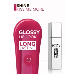 Flormar Shine Kiss Me More Long Lasting Glossy Liquid Lipstick 014 Rich Girl 3.8g