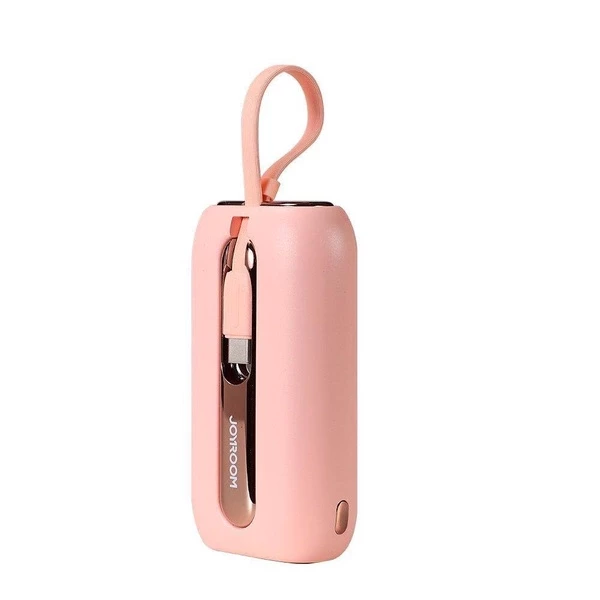 Joyroom 10000mAh Mini Power Bank Colorful Series 22.5W Fast Charging Portable Charger Pink Stylish Design for Smartphones Tablets and More - Joyroom