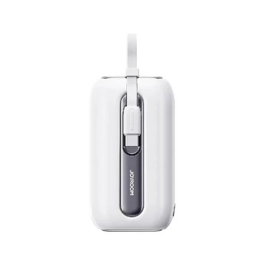 Joyroom Mini Powerbank 10000mAh Colorful Series 22.5W White with USB C and Lightning Cables Joyroom Mini Powerbank 10000mAh Colorful Series 22.5W White with USB C and Lightning Cables