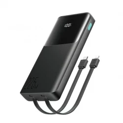 Joyroom JR PBF19 10000mAh Power Bank Black with Built In Cables