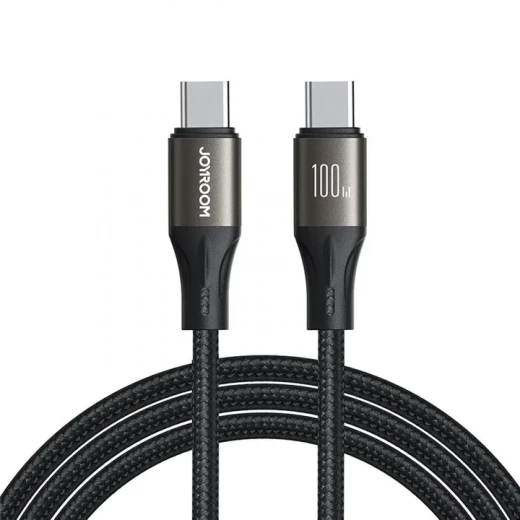 كيبل جوي روم لايت سبيد S A25 USB C إلى USB C 100 واط 1.2 متر أسود كيبل جوي روم لايت سبيد S A25 USB C إلى USB C 100 واط 1.2 متر أسود