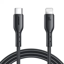 كيبل شحن سريع Joyroom Flash Charge SA26-CL3 USB-C إلى Lightning 30 واط أسود متر واحد