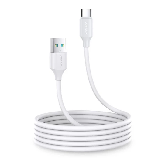 كابل جوي روم A9 USB-A إلى USB-C أبيض بطول 2 متر: شحن سريع ونقل بيانات، تصميم متين، متوافق مع الهواتف الذكية والأجهزة اللوحية والأجهزة الأخرى التي تدعم USB-C كابل جوي روم A9 USB-A إلى USB-C أبيض بطول 2 متر: شحن سريع ونقل بيانات، تصميم متين، متوافق مع الهواتف الذكية والأجهزة اللوحية والأجهزة الأخرى التي تدعم USB-C