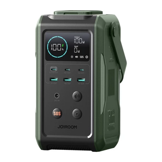 بنك طاقة جوي روم JR PBF10 75000 مللي أمبير، شحن سريع 100 واط، أخضر زيتوني بنك طاقة جوي روم JR PBF10 75000 مللي أمبير، شحن سريع 100 واط، أخضر زيتوني