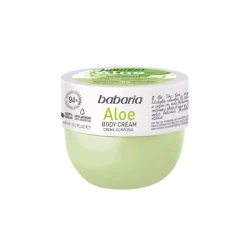 Babaria Aloe Vera Body Cream 400ml, Moisturizing, Soothing, Daily Use