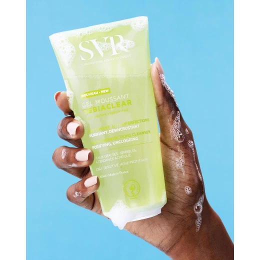 SVR Sebiaclear Foaming Gel 200ml for Oily and Combination Skin Cleanser SVR Sebiaclear Foaming Gel 200ml for Oily and Combination Skin Cleanser
