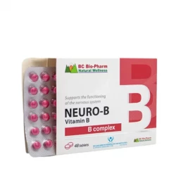 Neuro B 30 Tablets Vitamin B Complex Supplement for Comprehensive Energy Support, Enhanced Nerve Health, and Optimal Metabolic Function, Convenient 30 Tablet Pack