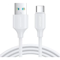 كيبل شحن جوي روم USB إلى USB-C بطول 1 متر أبيض S A9 شحن سريع