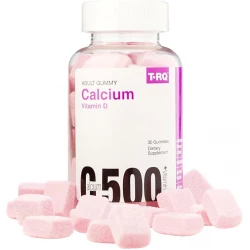 T.Rq Chewab Calcium 500 Plus Vitamin D Strawberry Flavored Bars