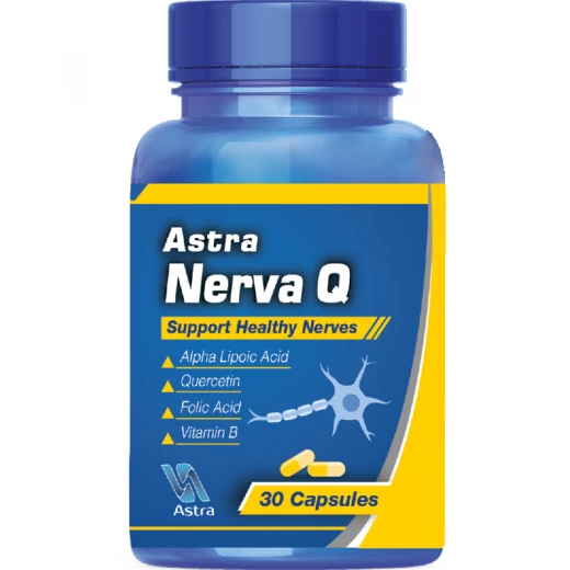 Astra Nerva Q 30 Capsules: Enhance Cognitive Function with Dietary Supplement Featuring Phosphatidylserine, Vitamins, and Minerals for Optimal Brain Health and Performance