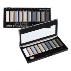 Misslyn Must-Have Eyeshadow Palette Classic Shades Neutral Tones Blendable 1 Count
