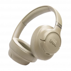 سماعات أذن JBL Tune 780NC فوق الأذن بتقنية البلوتوث، إلغاء الضوضاء التكيفي، بيج