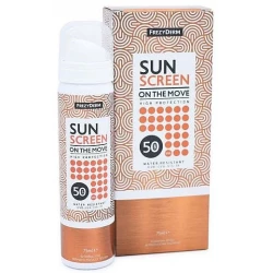 Frezyderm Sun Screen On The Move SPF50 75ml Face Sunscreen Spray for Sensitive Skin