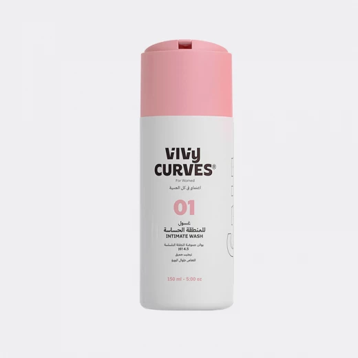 VIVI Curves Intimate Wash for Women 150ml Gentle Cleansing Formula