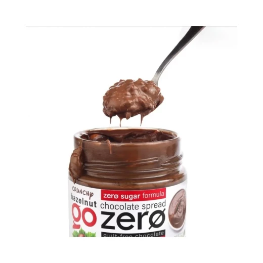 Go Zero Crunchy Hazelnut Chocolate Spread 227g, Sugar Free, Gluten Free - Go Zero - Image 2