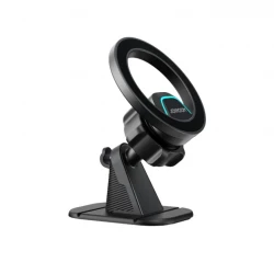 Joyroom JR ZS376 Magnetic Car Phone Holder Black Dashboard Mount 360 Degree Rotation Strong Magnet Compatible with iPhone 15, 14, 13, 12, Samsung Galaxy S23, S22, Other Smartphones