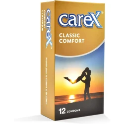 Carex Classic Comfort Condoms, Reliable Protection, 12 Count Pack