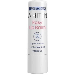 Novaclear Whiten Rosy Lip Balm 4.9g, Hydrating Lip Care, Reduces Dark Spots, For Soft Lips
