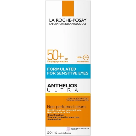 كريم واقي الشمس La Roche-Posay Anthelios Ultra للعيون الحساسة بعامل حماية 50+، خالٍ من العطور، 50 مل - Image 4