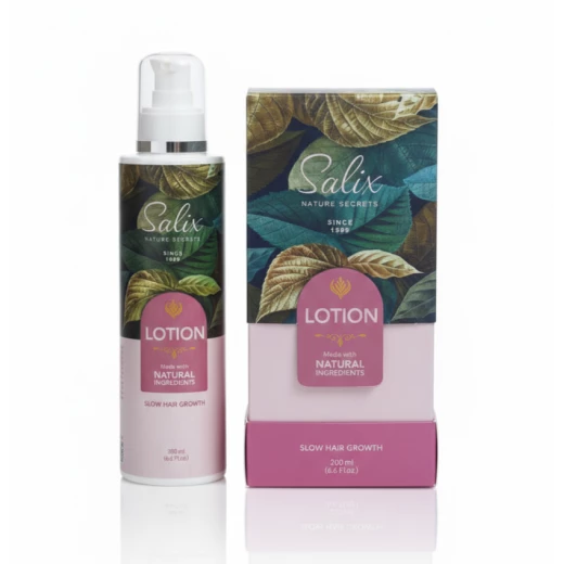 Salix Hair Removal Lotion Natural Formula for All Skin Types 200ml Long Lasting Smooth Skin Results 4 Weeks Salix Hair Removal Lotion Natural Formula for All Skin Types 200ml Long Lasting Smooth Skin Results 4 Weeks
