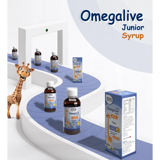 Omegalive Junior Syrup 150ml Nutritional Supplement for Children - Image 6