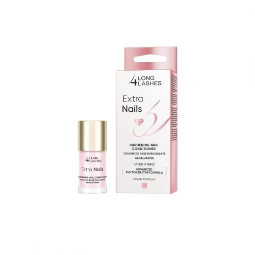Long 4 Lashes Extra Nails Hardening Nail Conditioner 10ml – Nail Strengthener for Weak and Brittle Nails, Pastel Pink Treatment, Strengthens, Protects and Supports Healthy Nail Growth Long 4 Lashes Extra Nails Hardening Nail Conditioner 10ml – Nail Strengthener for Weak and Brittle Nails, Pastel Pink Treatment, Strengthens, Protects and Supports Healthy Nail Growth
