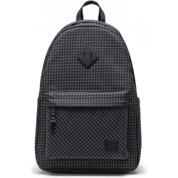 Herschel Supply Co. Heritage Backpack Grid Black 24L School Travel Bag