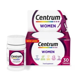 Centrum Women Multivitamin Tablets 30 Count, Supports Energy, Immunity, and Metabolism