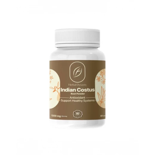 Herbal Dynasty Indian Costus 500mg Capsules, Immunity Booster, 60 Count Herbal Dynasty Indian Costus 500mg Capsules, Immunity Booster, 60 Count
