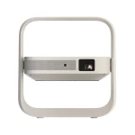 إكس جيمي Elfin Flip Plus بروجكتور محمول بدقة 1080P Full HD وسطوع 500 ISO Lumens مع نظام Google TV ودعم HDR10 وتصحيح تلقائي للانحراف والتركيز التلقائي وبلوتوث وWiFi 5 وتجربة سينما منزلية ذكية بحجم صغير وخفيف حتى 200 بوصة - إكس جيمي