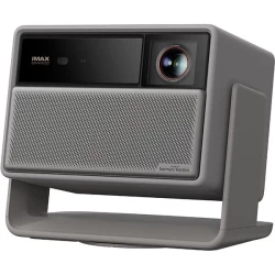 إكس جيمي Horizon 20 Pro بروجكتور ليزر RGB ثلاثي بدقة 4K UHD وسطوع 4100 ISO Lumens مع Dolby Vision وHDR10+ وIMAX Enhanced ونظام Google TV ودعم WiFi 6 وBluetooth 5.2 وسعة تخزين 128 جيجابايت وزمن استجابة منخفض للألعاب وتجربة سينما منزلية احترافية حتى 300 بوصة