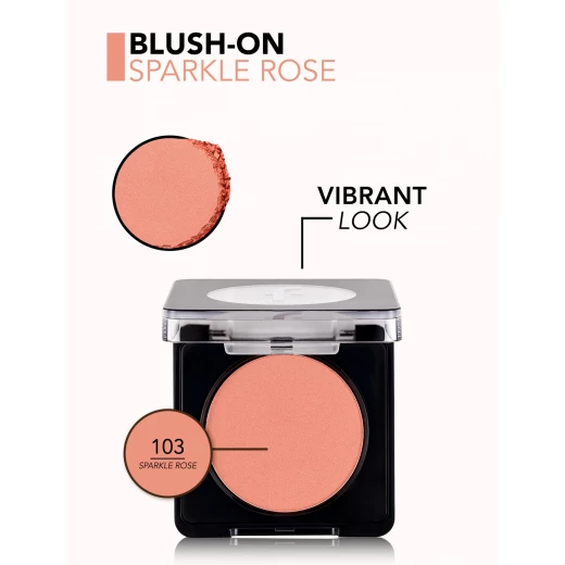 Flormar Baked Blush-On Sparklerose 103, Pressed Powder for Cheeks, Long-Lasting Color, 5.5g - Flormar - Image 3