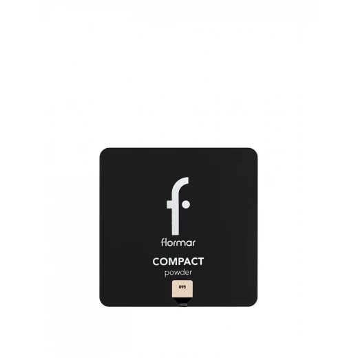 Flormar C.Powder Compact Powder 095 Lightporcelainbeige 11g, Matte Finish, Oil Control Flormar C.Powder Compact Powder 095 Lightporcelainbeige 11g, Matte Finish, Oil Control